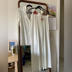 SKIMS Soft Lounge Sleep Set White (M)